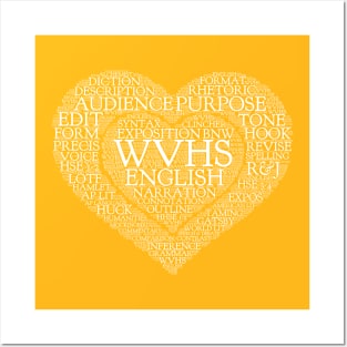 WVHS English Love Tee Shirt Posters and Art